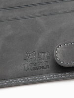 Men's leather wallet A092 - black