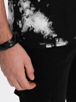 Men's Tie-Dye t-shirt - black S1626