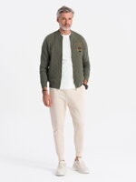 Men's zip-up sweatshirt - V3 olive B1422