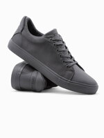 Men's high-top trainers T351 - grey