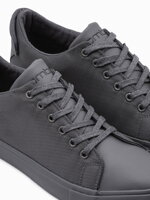 Men's high-top trainers T351 - grey