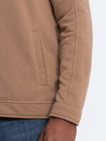 Men's zip-up sweatshirt B1071 - brown