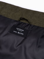 Men's quilted vest - dark olive V57