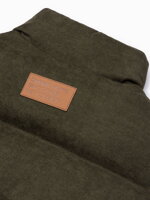 Men's quilted vest - dark olive V57