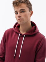 Men's hooded sweatshirt B979 - dark red