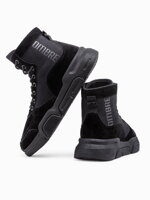 Men's casual sneakers T348 - black