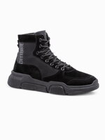 Men's casual sneakers T348 - black