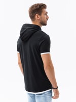 Pánske tričko Ombre S1376 - čierne