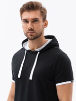 Pánske tričko Ombre S1376 - čierne
