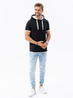Pánske tričko Ombre S1376 - čierne