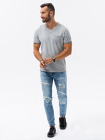 Men's plain t-shirt S1388 - grey