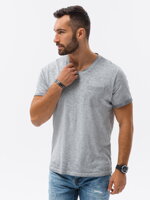 Men's plain t-shirt S1388 - grey