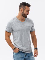 Men's plain t-shirt S1388 - grey