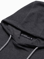Men's hooded sweatshirt B1313 - dark grey