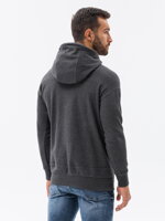 Men's hooded sweatshirt B1313 - dark grey
