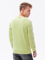 Men's plain sweatshirt B978 - lime