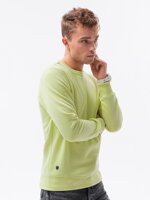 Men's plain sweatshirt B978 - lime