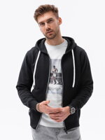 Men's zip-up sweatshirt B1145 - black