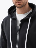 Men's zip-up sweatshirt B1145 - black