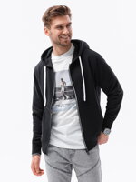 Men's zip-up sweatshirt B1145 - black