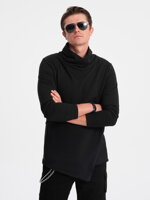 Men's hooded sweatshirt Oslo B1366- black