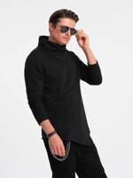 Men's hooded sweatshirt Oslo B1366- black