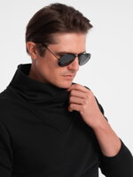 Men's hooded sweatshirt Oslo B1366- black