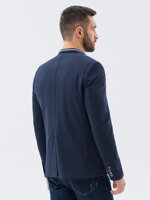 Pánske elegantné sako M84 - tmavomodré