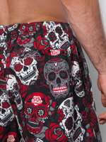 Men's skull swim trunks - black V3 OM-SRBS-0125