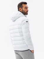 Men's Autumn quilted jacket C451 - white