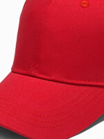 Men's cap H086 - red