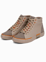 Men's casual sneakers - beige T376