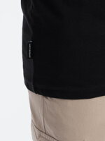 Men's space print cotton t-shirt - black V1 S1755