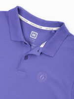 Men's plain polo shirt S1374 - violet