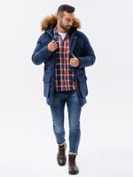 Men's winter jacket - V5 navy C554