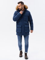 Men's winter jacket - V5 navy C554