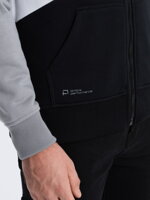 Men's hooded sweatshirt - grey V1 B1419