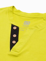 Men's plain longsleeve L133 - lime