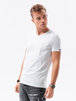 Men's plain t-shirt S1369 - white