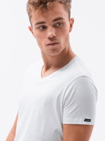 Men's plain t-shirt S1369 - white