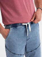 Men's denim shorts - light jeans W361