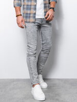 Men's jeans SKINNY FIT - grey P1062