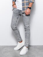 Men's jeans SKINNY FIT - grey P1062
