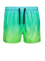 Men's swimming shorts W318 - lime/turquoise