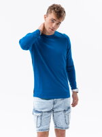 Men's plain longsleeve L138 - light blue