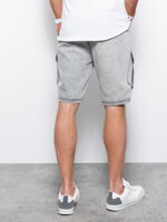 Men's denim shorts - grey W362
