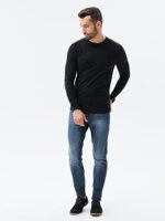 Men's sweater E177 - black