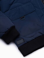 Men's mid-season quilted jacket C515 - navy