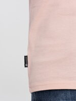 Men's printed cotton t-shirt - pink V2 S1738