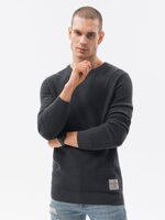 Men's sweater E185 - dark grey